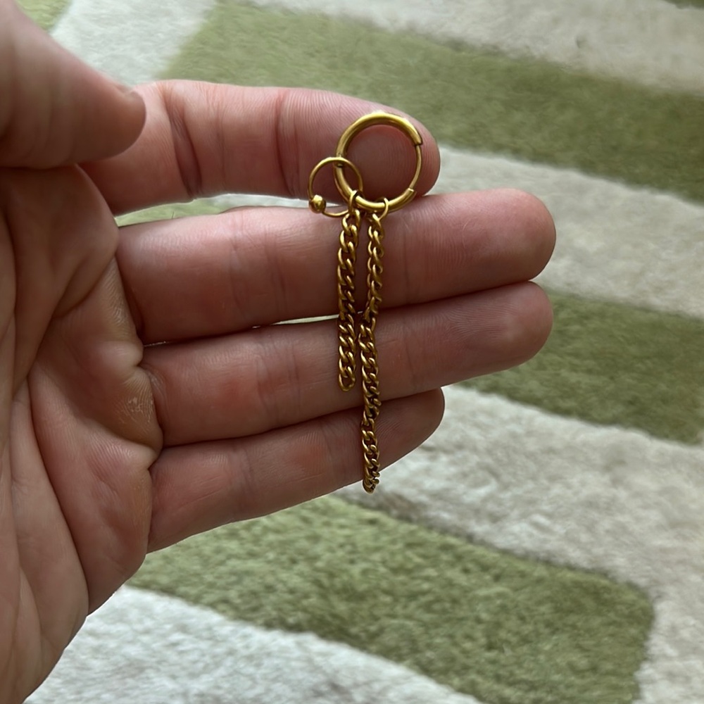 ASOS Gold Chain Earrings